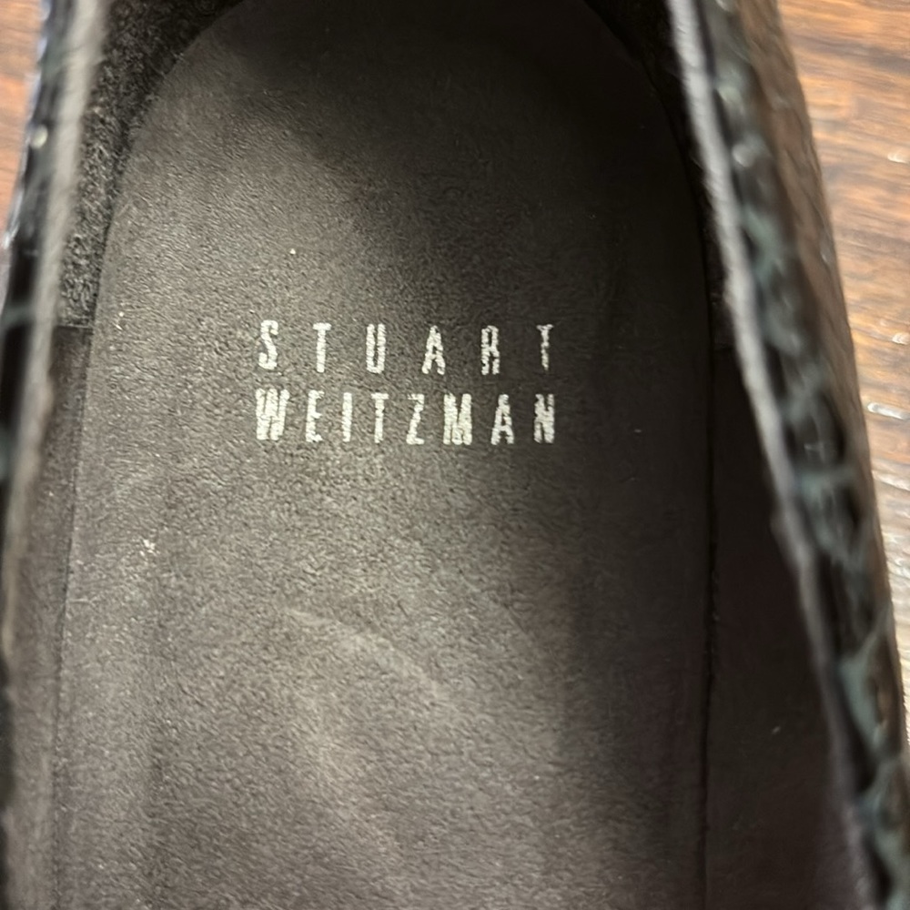 Stuart Weitzman Snakeskin Pattern Heels Size: 9.5n - image 7